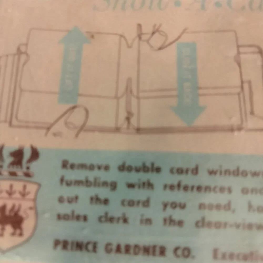 Prince Gardner Show A Card Clip Exclusive Wallet Insert Clear Protective Case